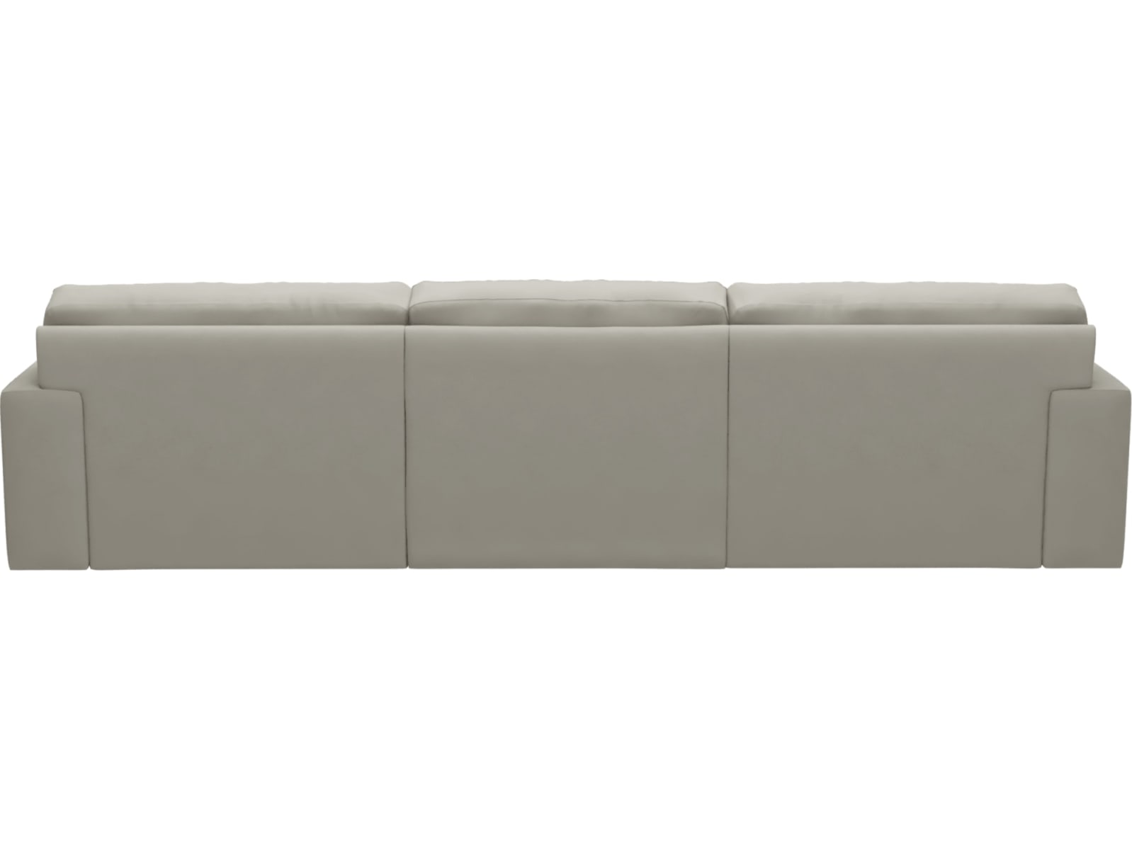 Monica California Ivory Chaise Sofa - 3 Seater color California Ivory
