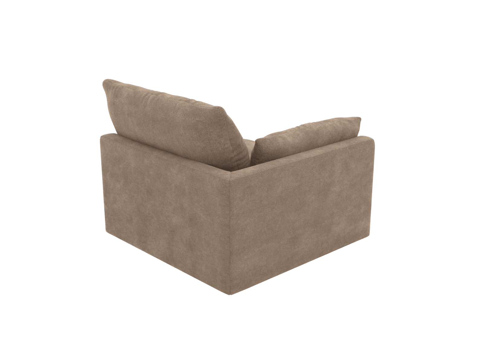 Willow Tribute Walnut 1 Seat Left Arm Facing Sofa Module color Tribute Walnut