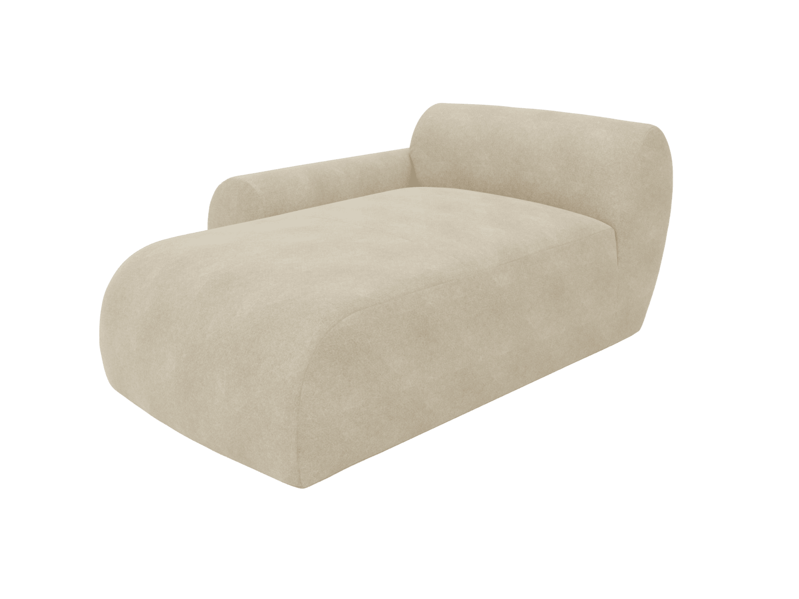 Malmo Avon Taupe Chaise Left Arm Facing Sofa Module color Avon Taupe