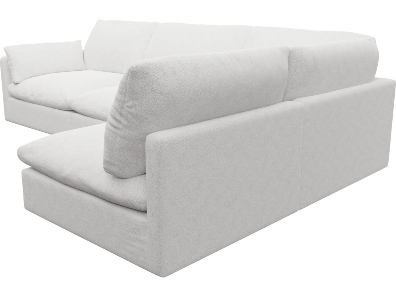 Willow Noa Fog Corner Sofa - 4 Seater RAF Terminal color Noa Fog