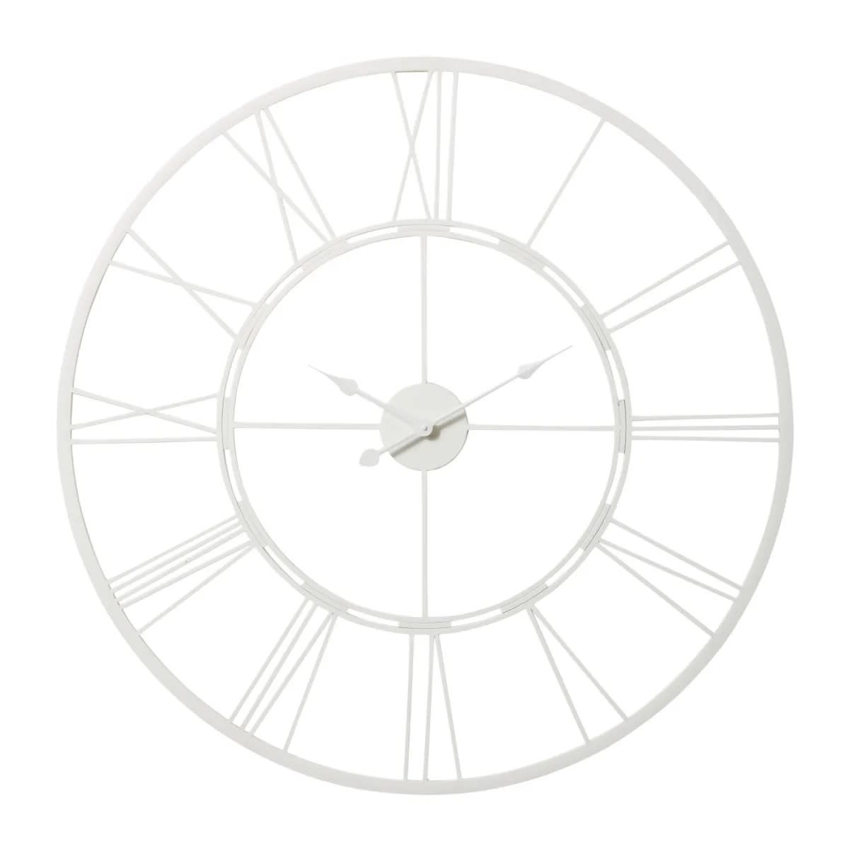 Kingston Wall Clock White - 101cm x 5cm color White