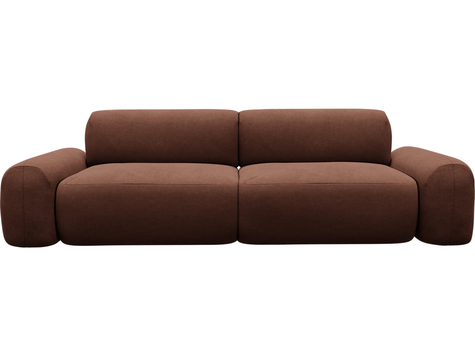 Beckett Muse Rust Modular Sofa - 2 Seater color Muse Rust