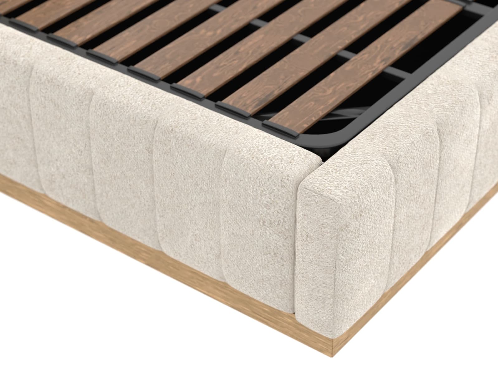 Brentwood Gas Lift Bed Avon Mineral Queen color Avon Mineral