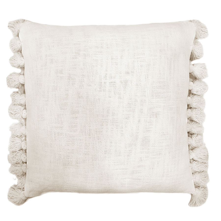 Jude Cushion White - 50cm x 50cm color White