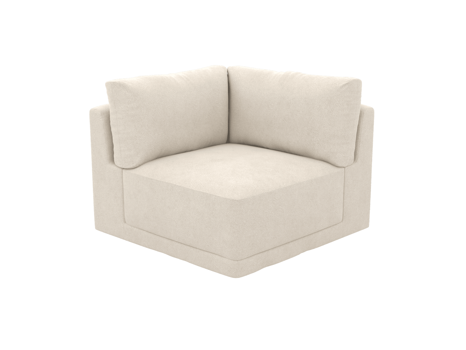 Haven Muse Flax Corner Sofa Module color Muse Flax