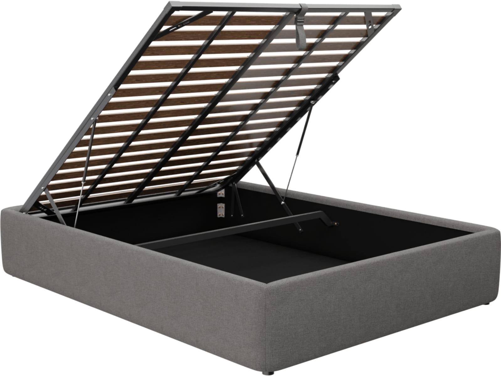 Leo Gas Lift Bed Base California Slate color California Slate