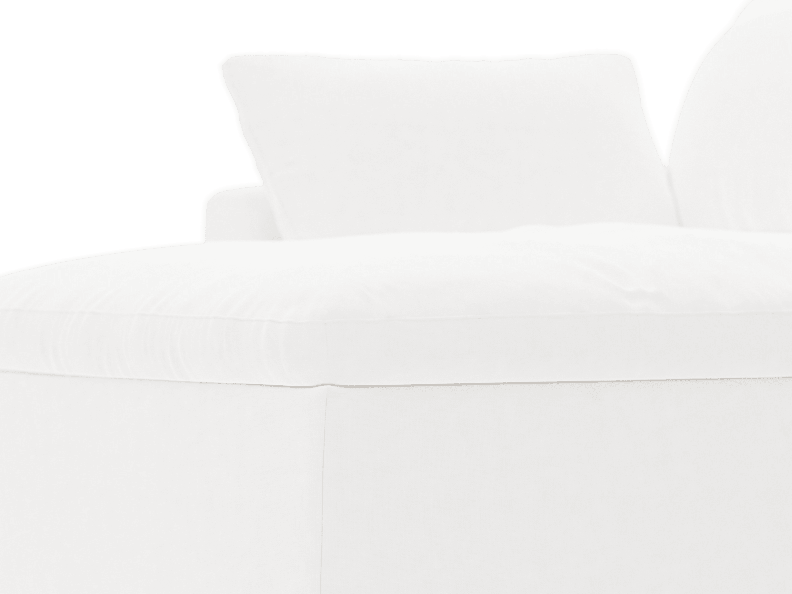 Retreat Muse Frost Chaise Sofa Left Arm Facing Module color Muse Frost
