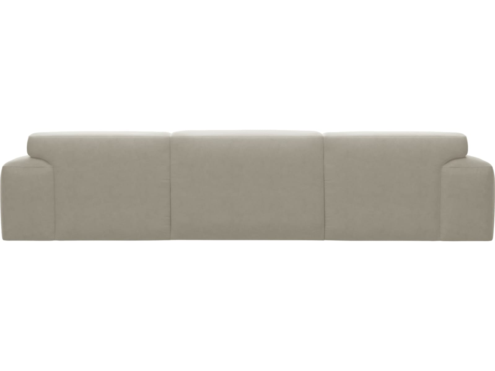 Copenhagen Muse Flax Chaise Sofa - 3 Seater color Muse Flax