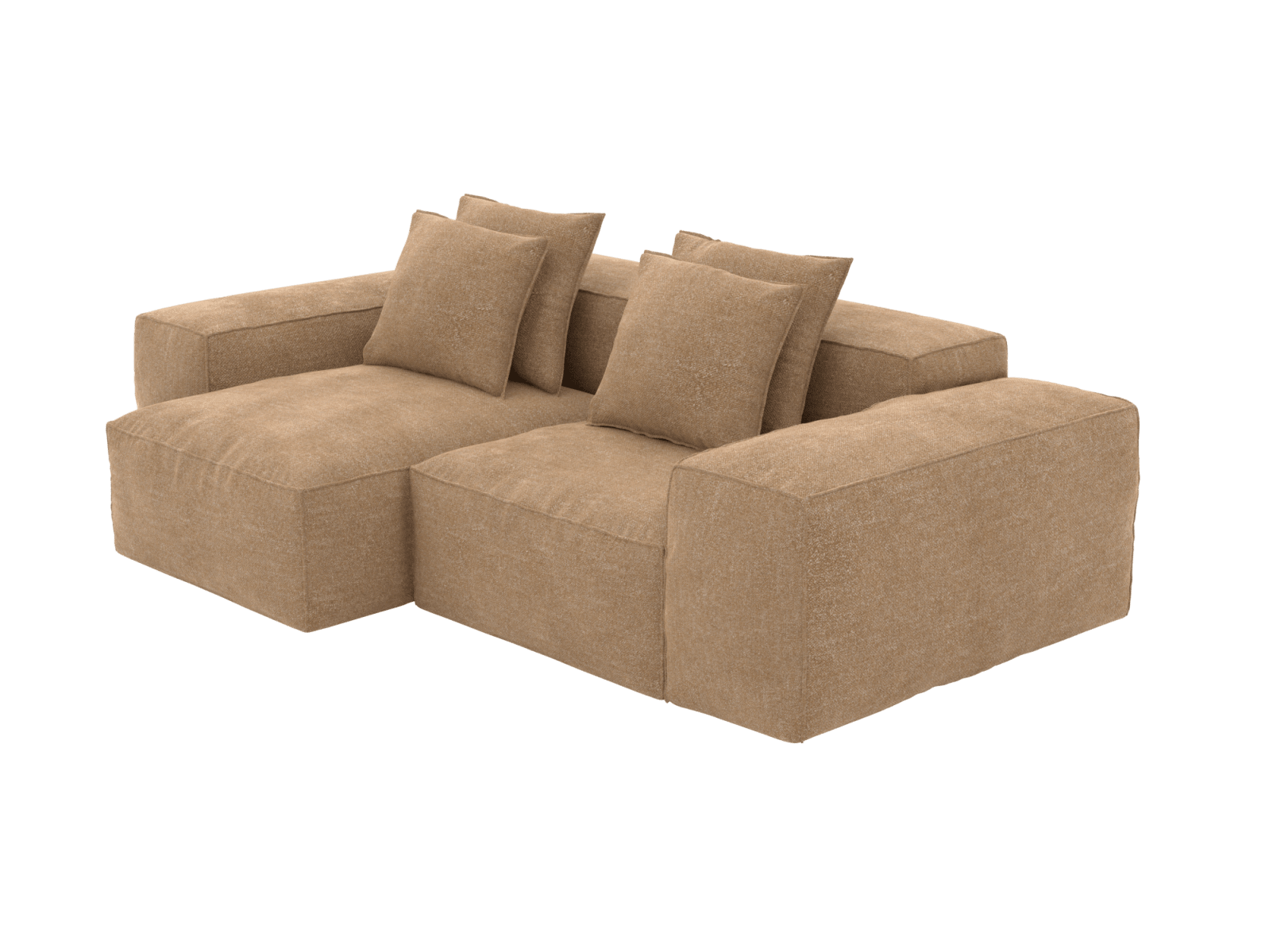 Riley Avon Honey Modular Chaise Sofa - 2 Seater color Avon Honey