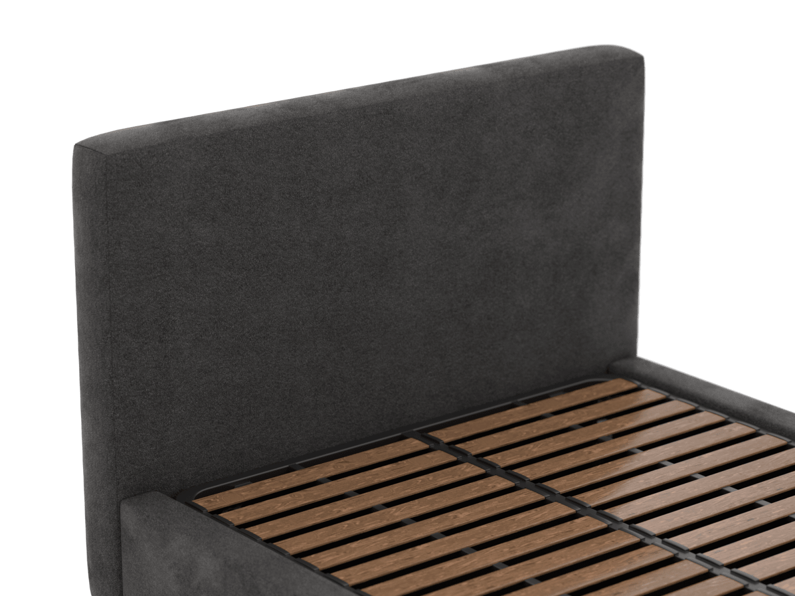 Felix Gas Lift Bed California Charcoal color California Charcoal