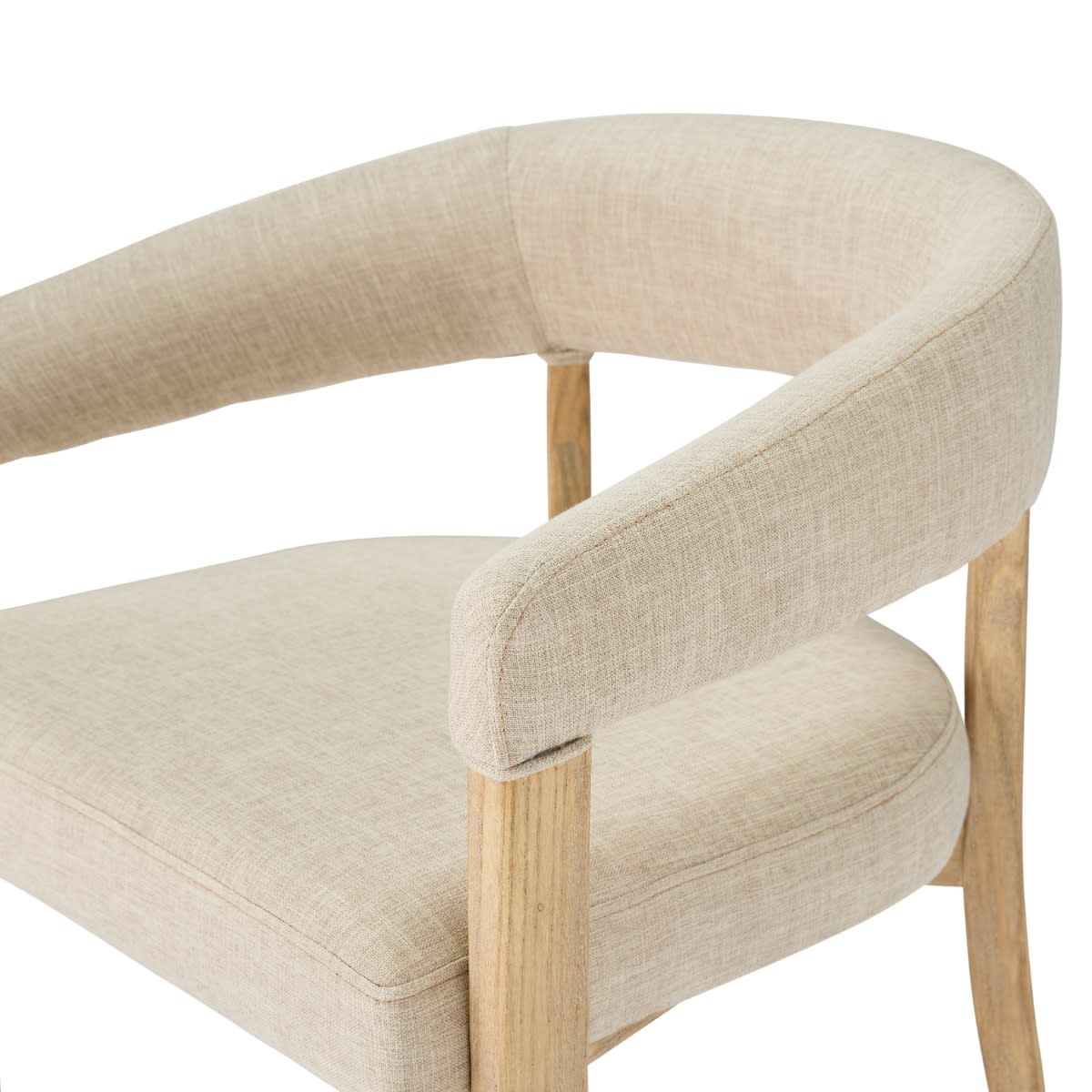 Jonah Dining Chair Brushed Elm & Natural color Brushed Elm / Natural