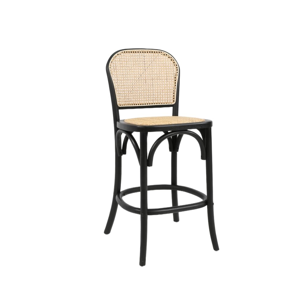 Laguna Counter Stool Black/Natural color Black/Natural