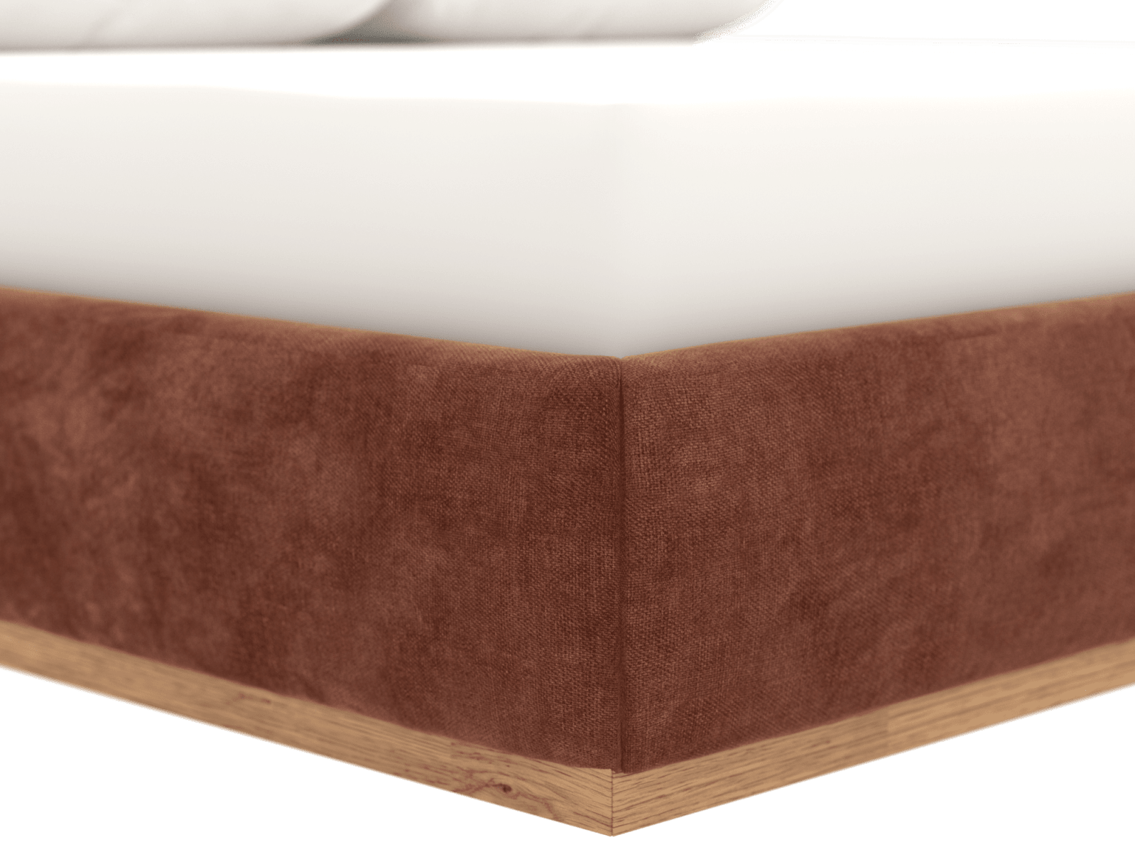 Haven Gas Lift Bed Muse Rust King color Muse Rust