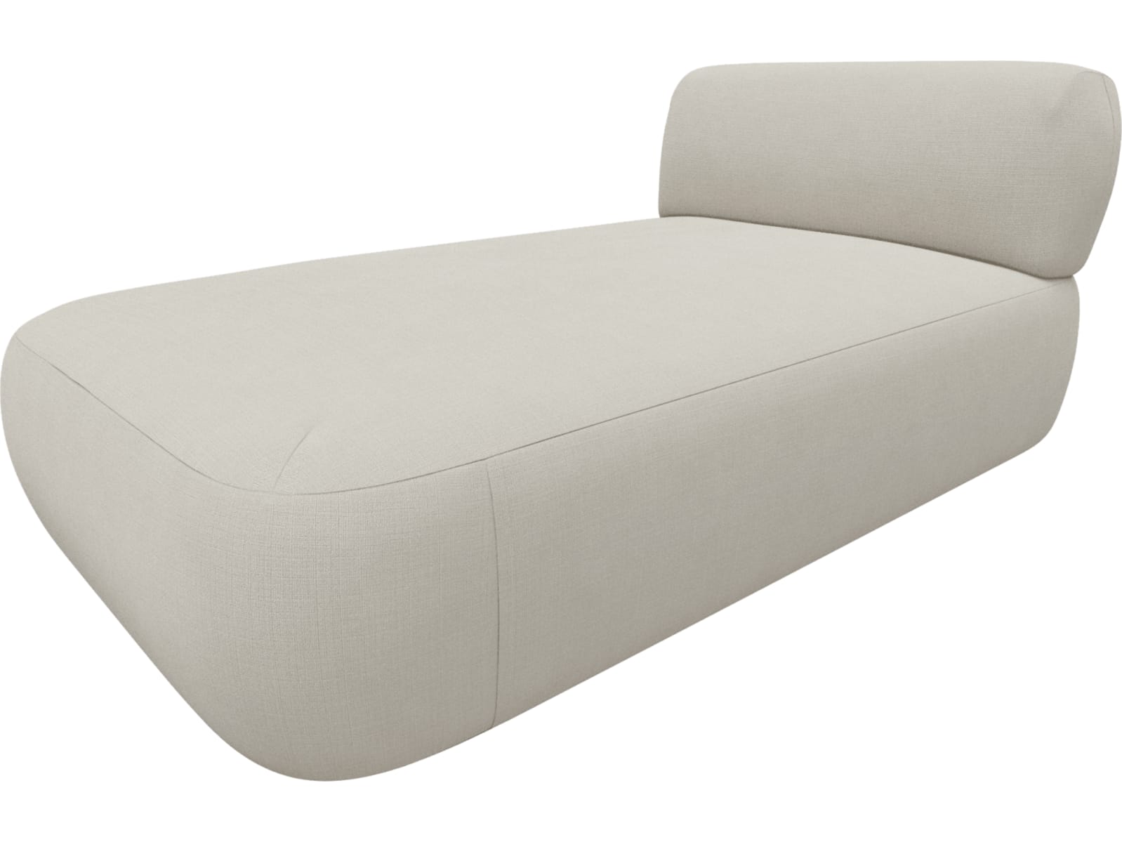 Beckett Toorak Pearl Sofa Module Chaise color Toorak Pearl
