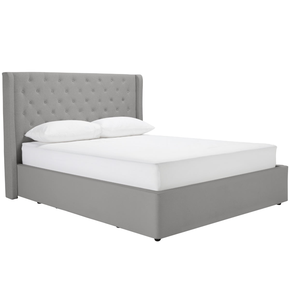Chatsworth Bed Solana Silver color Silver