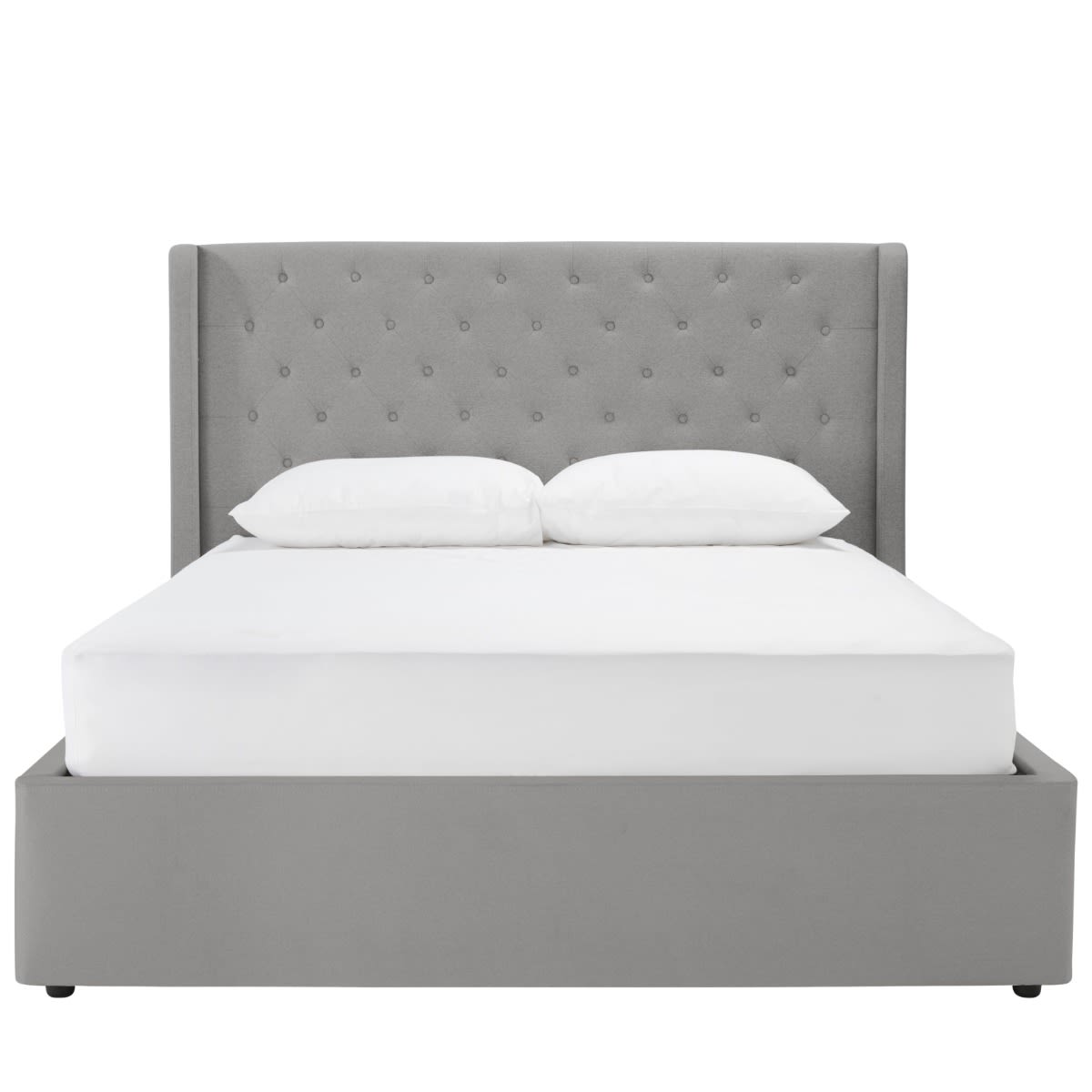 Chatsworth Bed Solana Silver color Silver