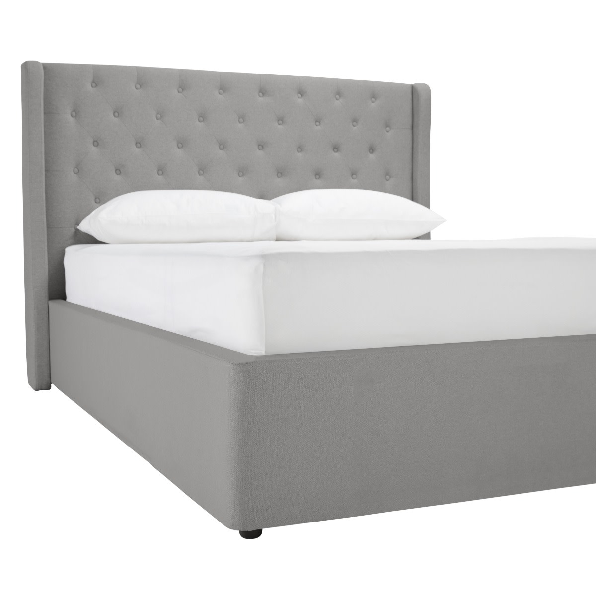 Chatsworth Bed Solana Silver color Silver