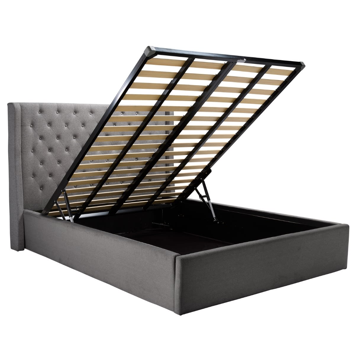 Chatsworth Gas Lift Storage Bed Solana Granite color Granite