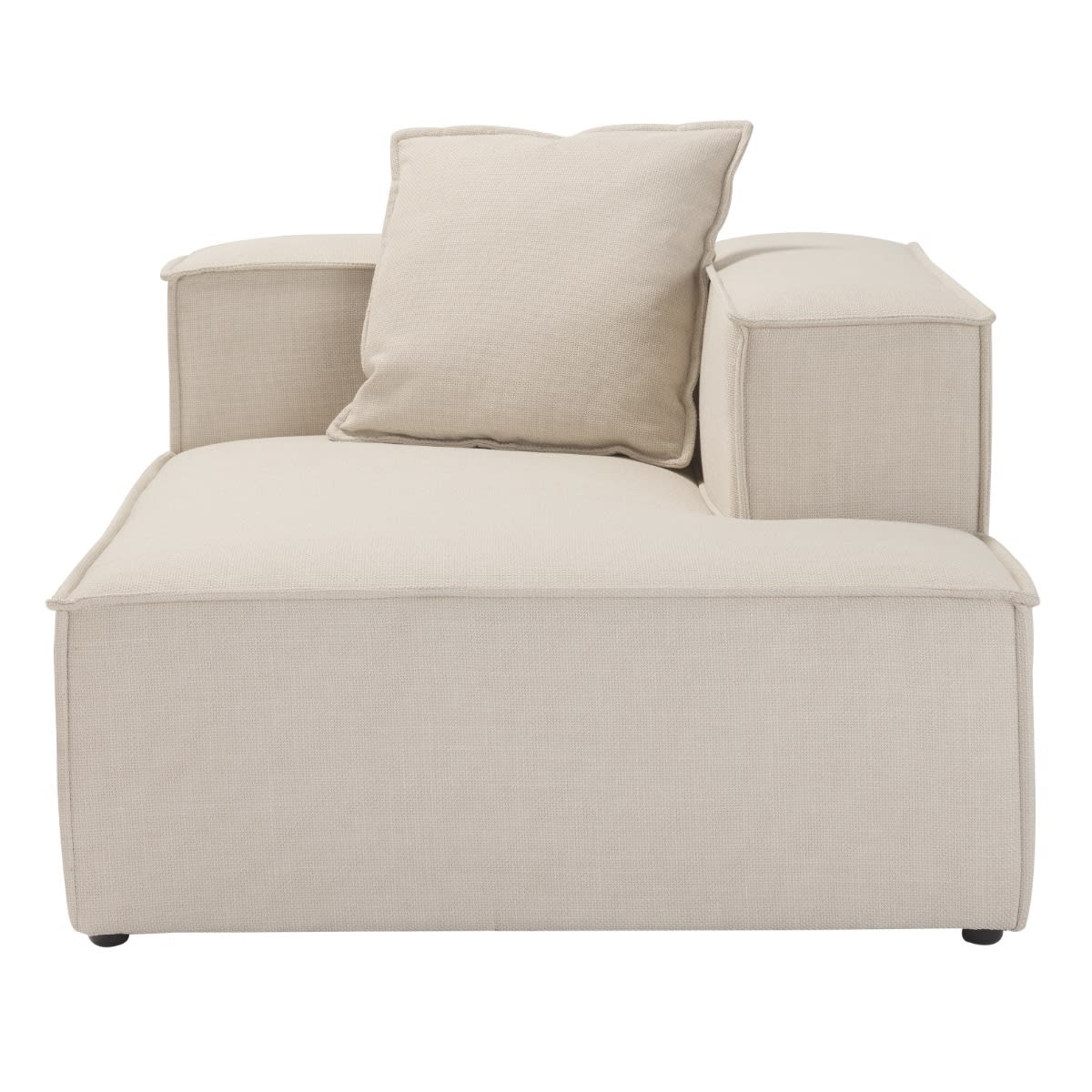 Diablo Plaza Pearl Brown Chaise Right Arm Facing Module color Pearl Brown