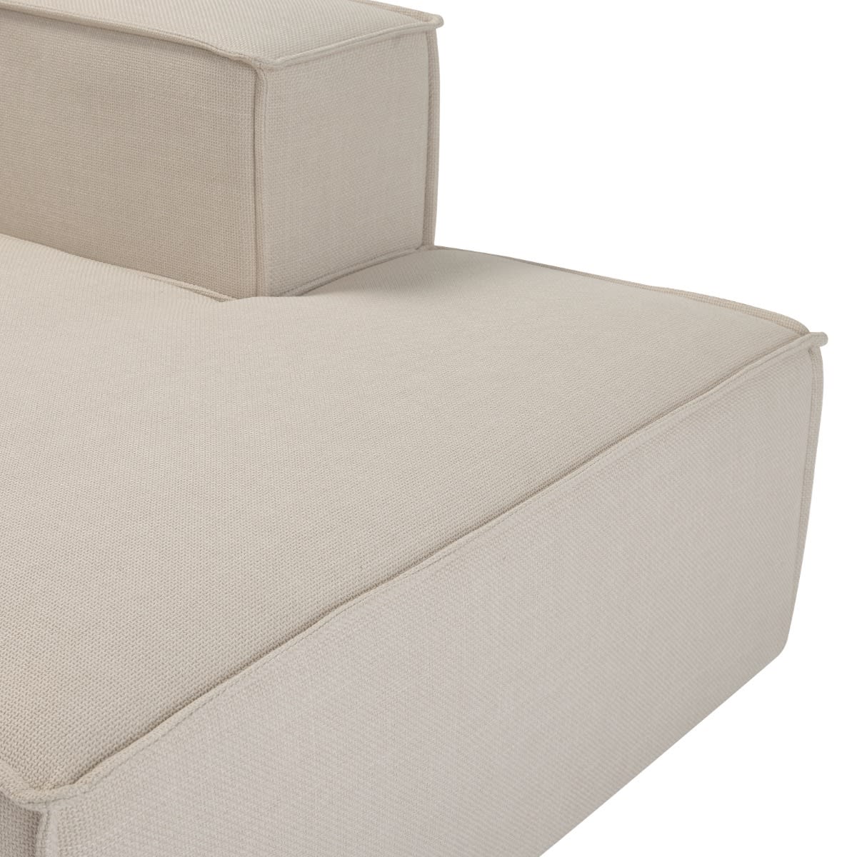 Diablo Plaza Pearl Brown Chaise Right Arm Facing Module color Pearl Brown