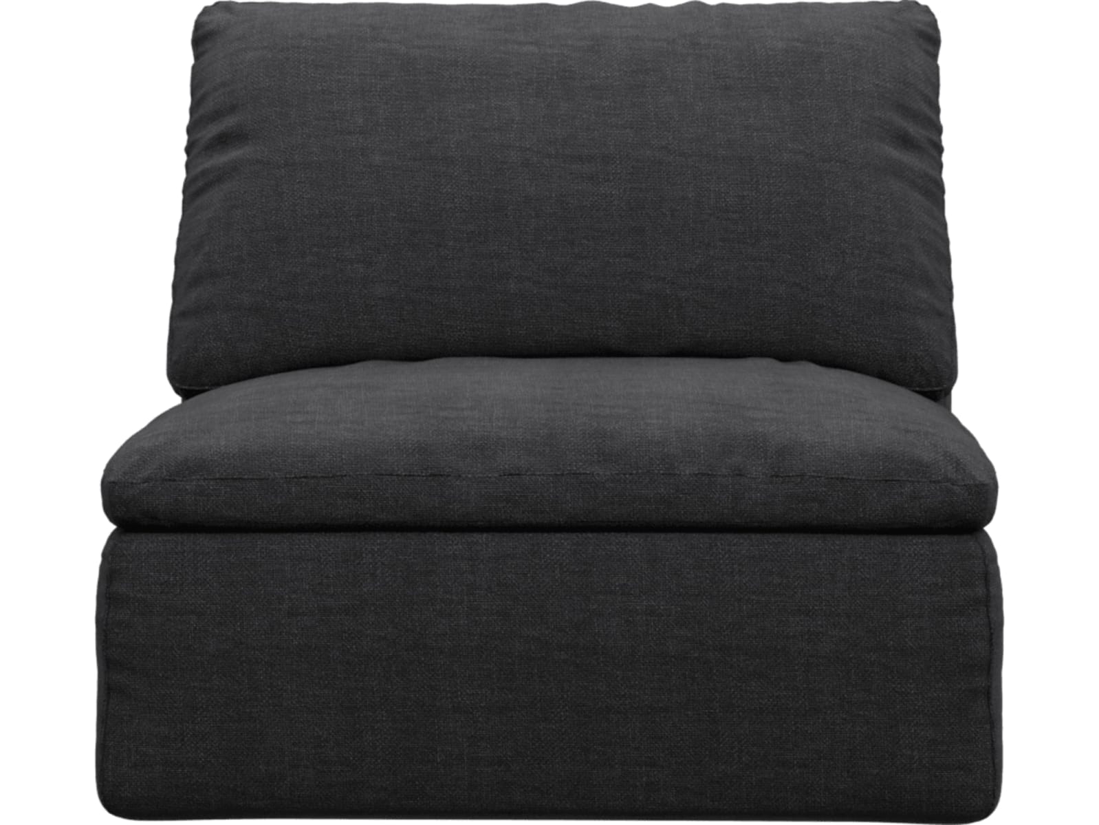 Cloud Plaza Flint Grey Slip Cover color Plaza Flint Grey