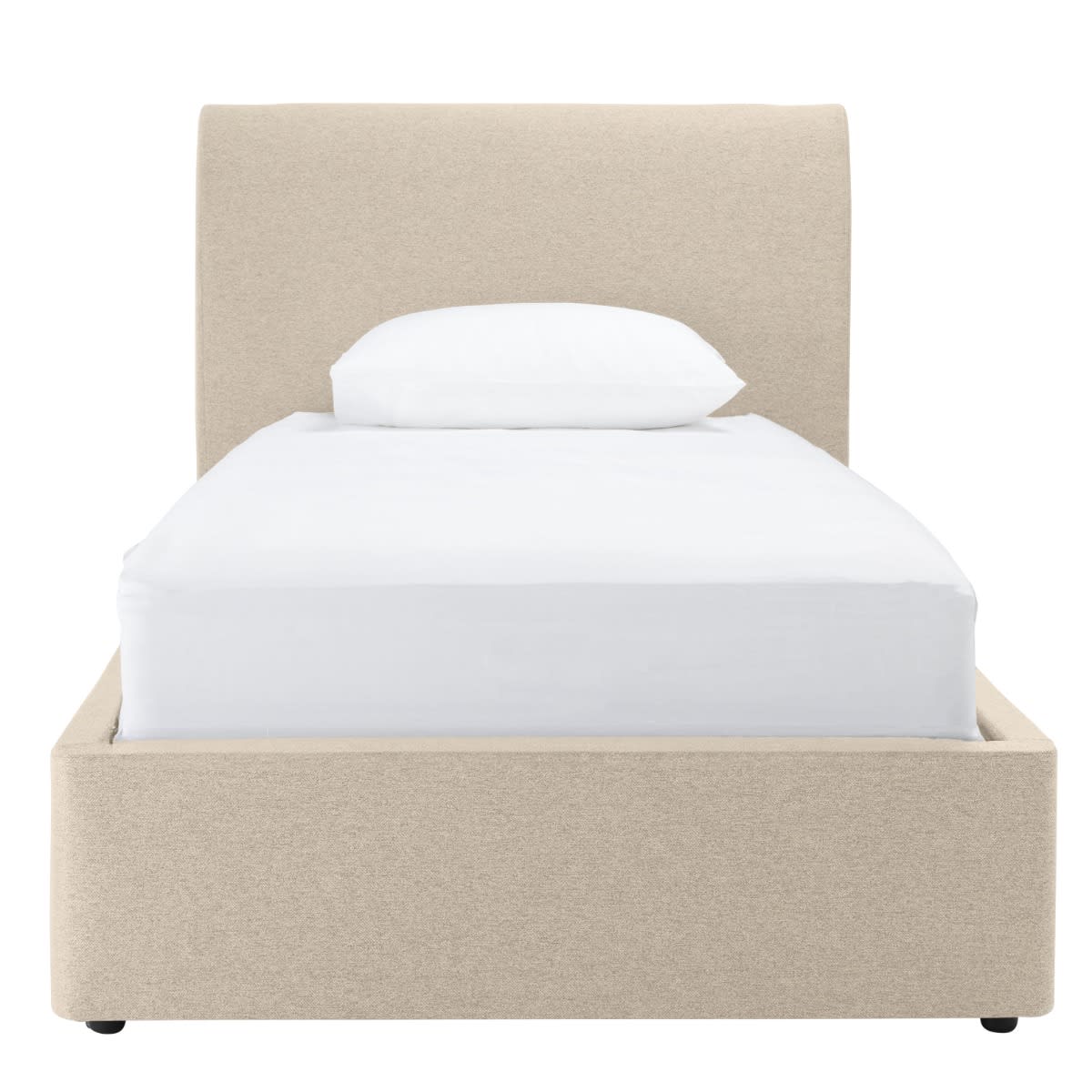 Forbes Bed Solana Dune Single color Dune