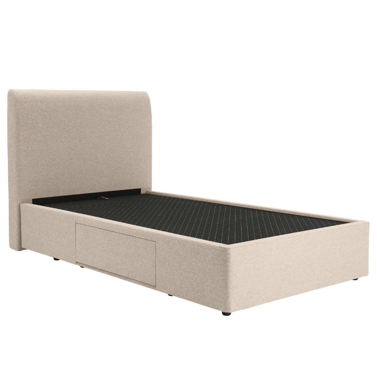 Forbes Left Drawer Storage Bed Solana Dune Single color Dune