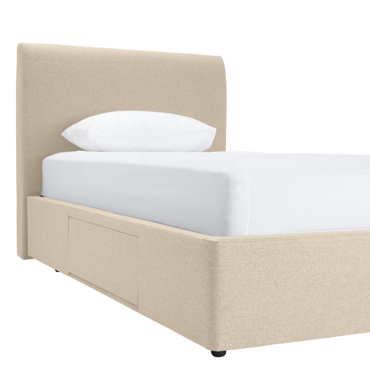 Forbes Left Drawer Storage Bed Solana Dune Single color Dune