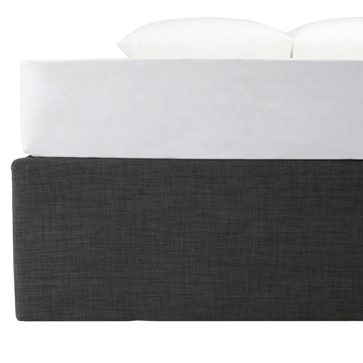 Milton Flush Bed Base Charcoal color Charcoal