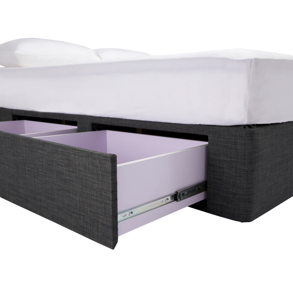 Mode Storage Bed Base Charcoal color Charcoal