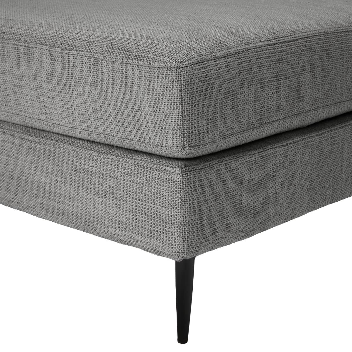 Oliver Ottoman Aida Storm color Storm