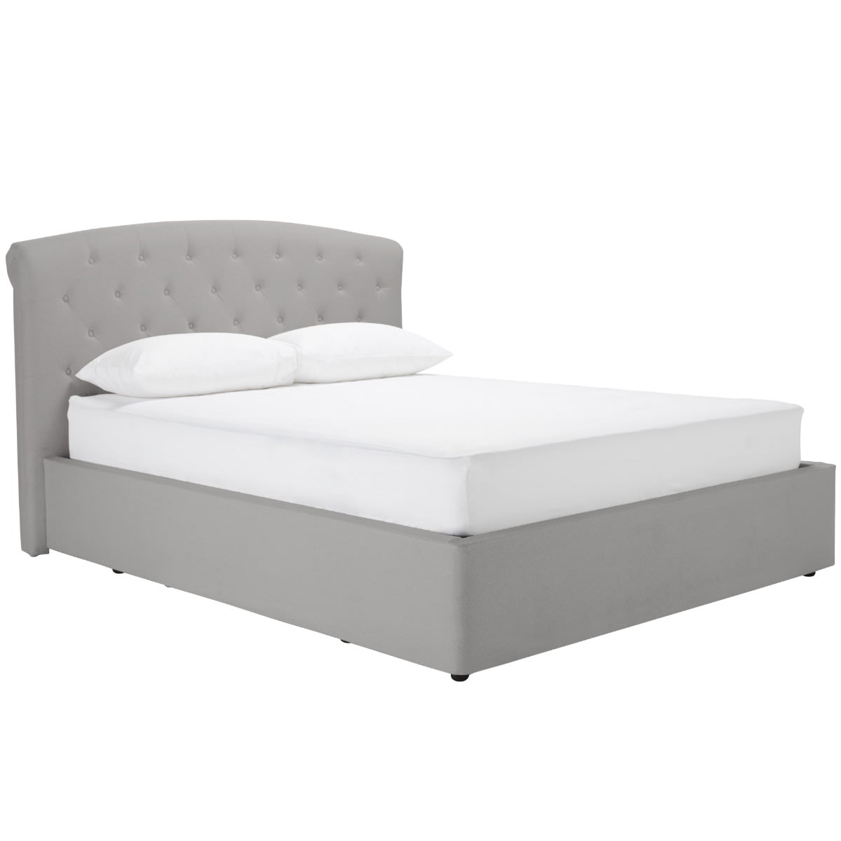 Ritz Bed Solana Silver King Single color Silver