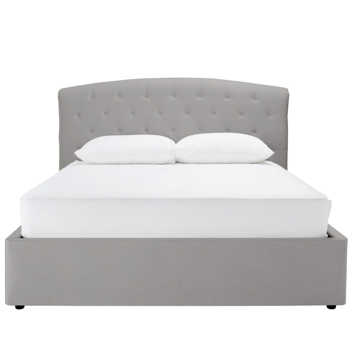 Ritz Bed Solana Silver King Single color Silver