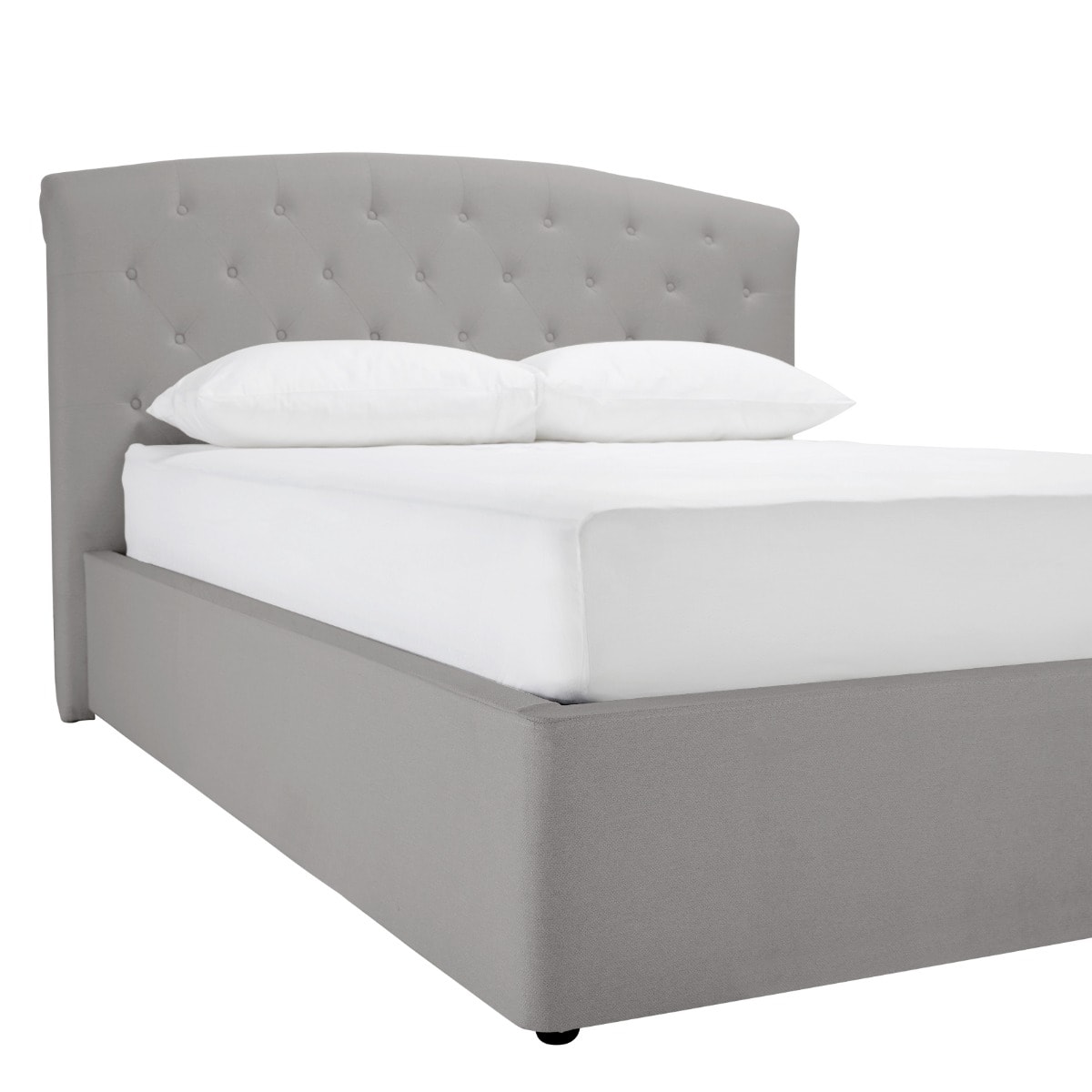Ritz Bed Solana Silver King Single color Silver