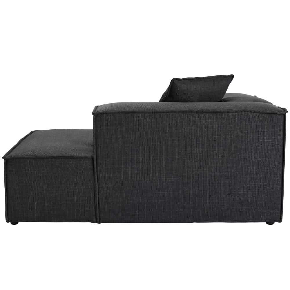 Diablo Plaza Flint Grey Chaise Right Arm Facing Module color Flint Grey