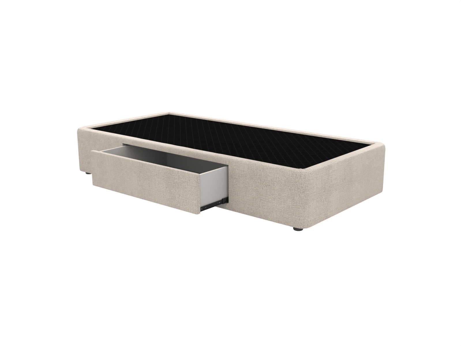 Zenith Kids 1 Storage Drawer Bed Base Noa Desert color Noa Desert