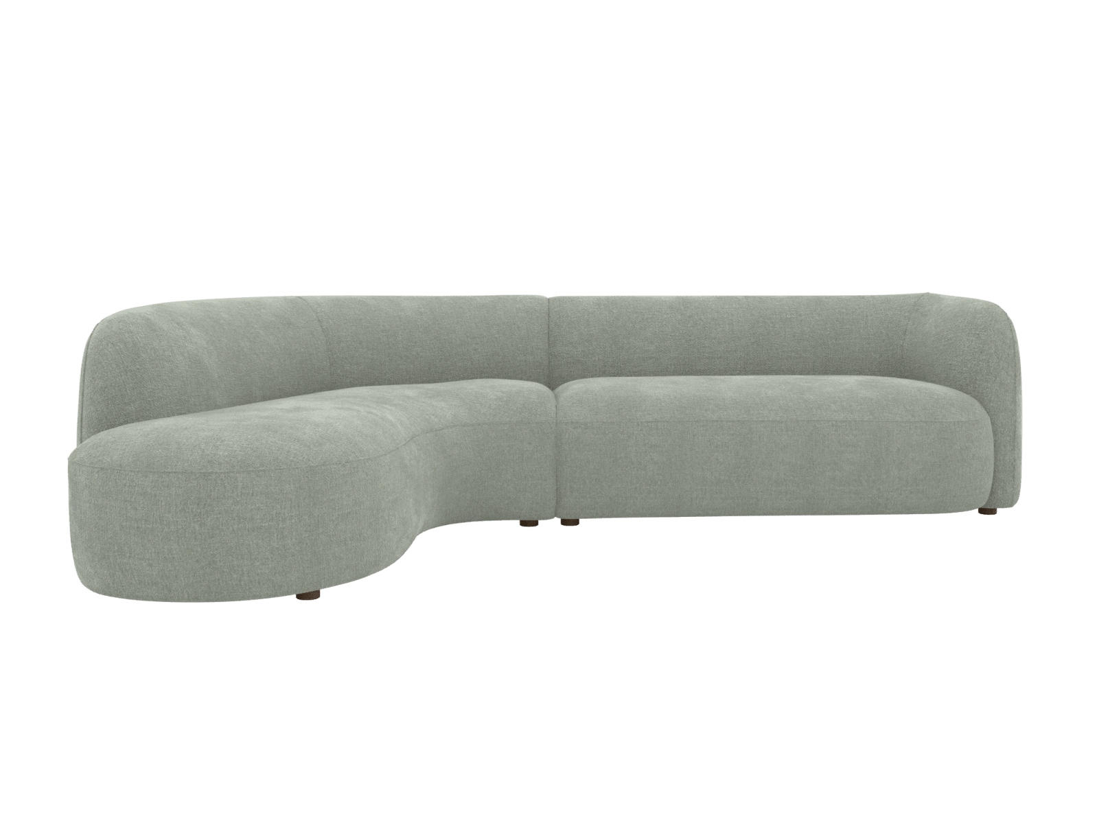Greer Avon Sage Sofa - 2 Seater with Left Terminal color Avon Sage