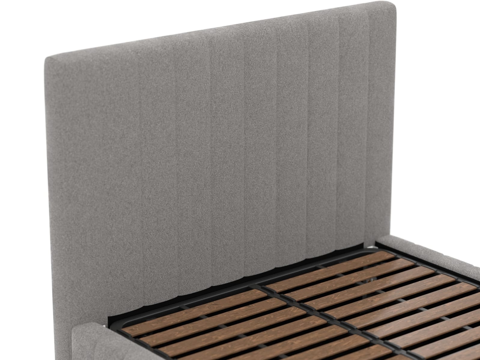 Brentwood Gas Lift Bed Toorak Pebble color Toorak Pebble