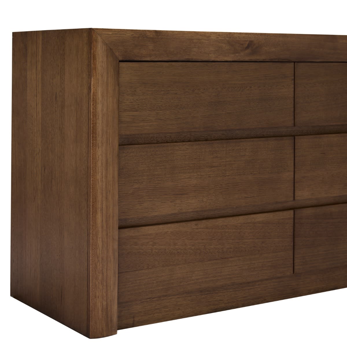 Bellambi Dark Messmate Dresser - 6 Drawer color Dark