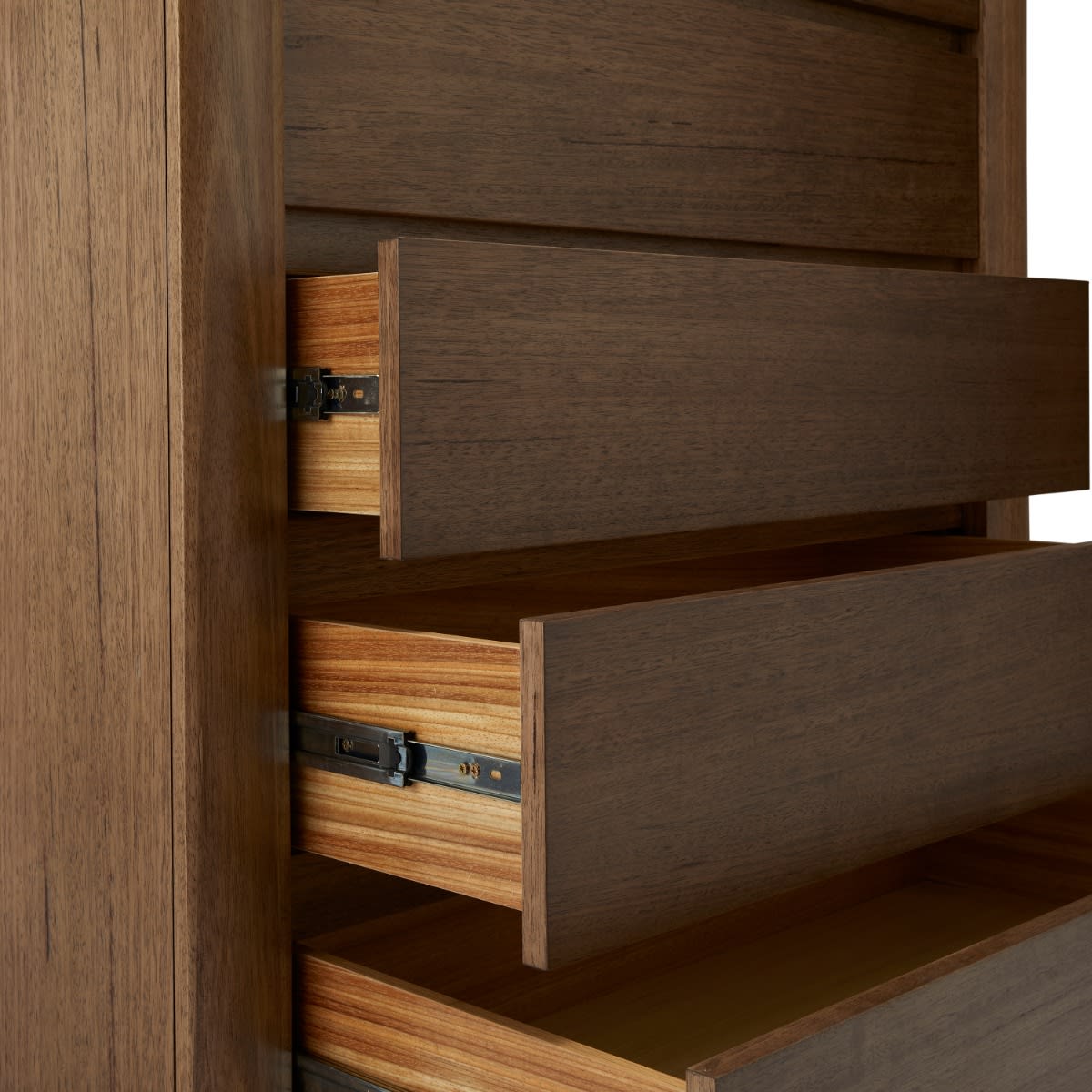 Bellambi Dark Messmate Tallboy - 5 Drawer color Dark