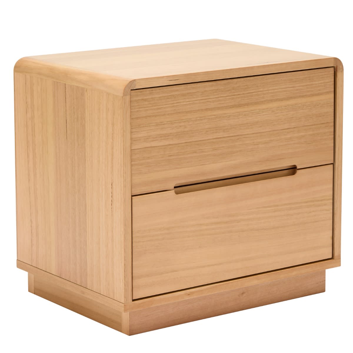 Chloe Bedside Table - 2 Drawer color Natural