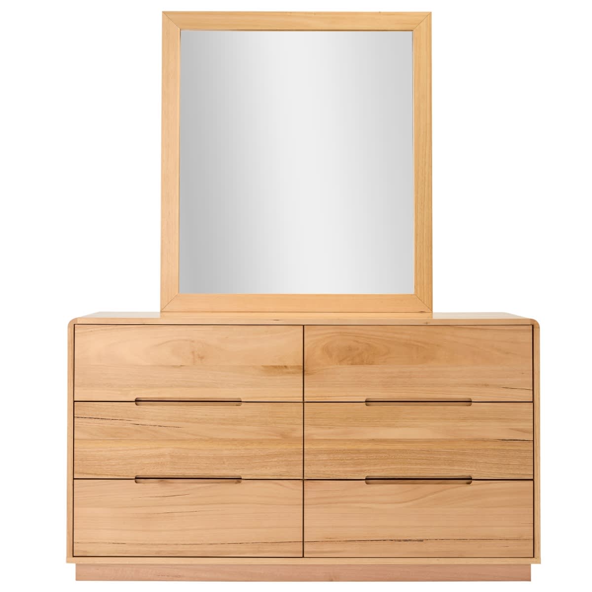 Chloe Dresser with Mirror color Natural