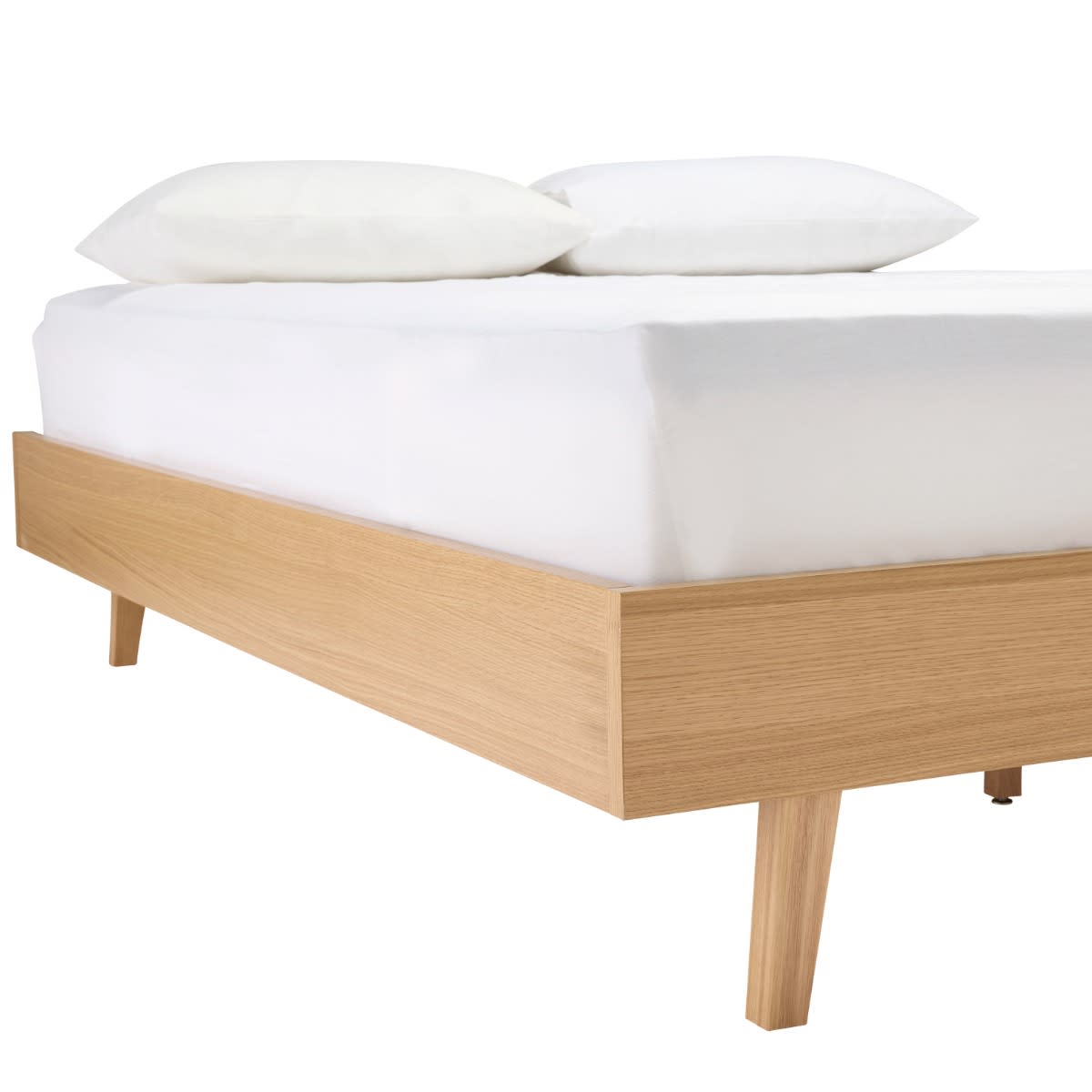 Morgan Oak Bed Base color Natural