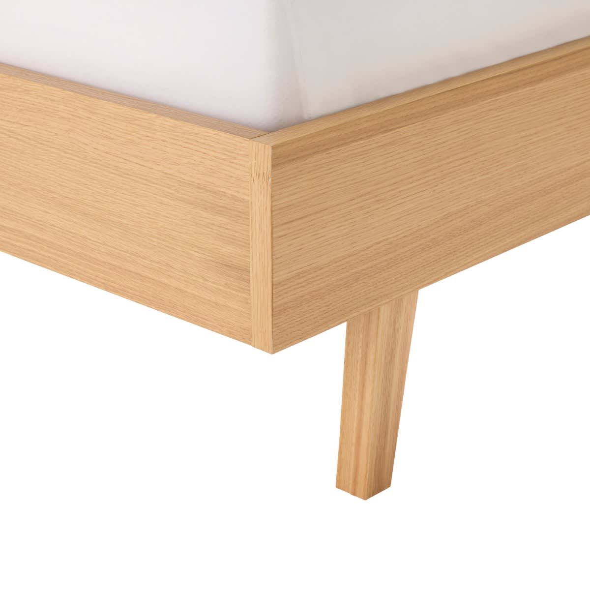 Morgan Oak Bed Base color Natural