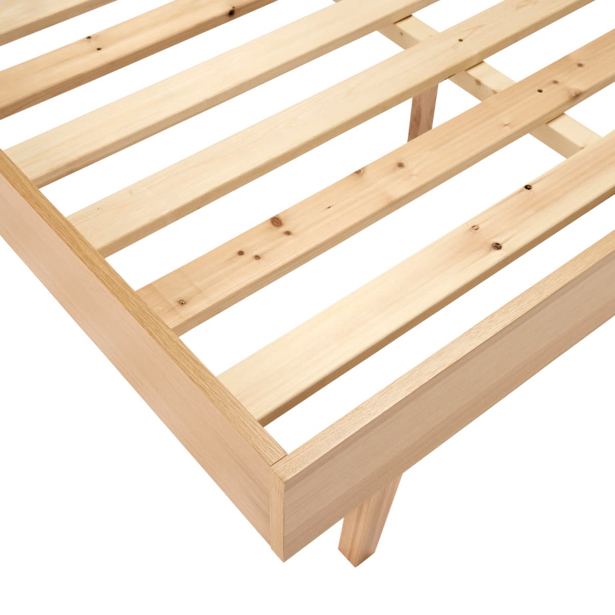 Morgan Oak Bed Base color Natural