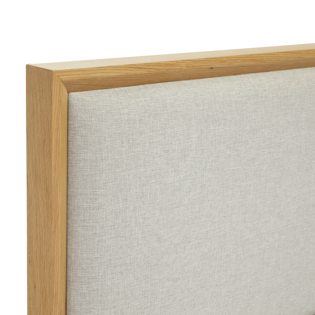 Morgan Upholstered Bed Oak - Queen color Light Grey