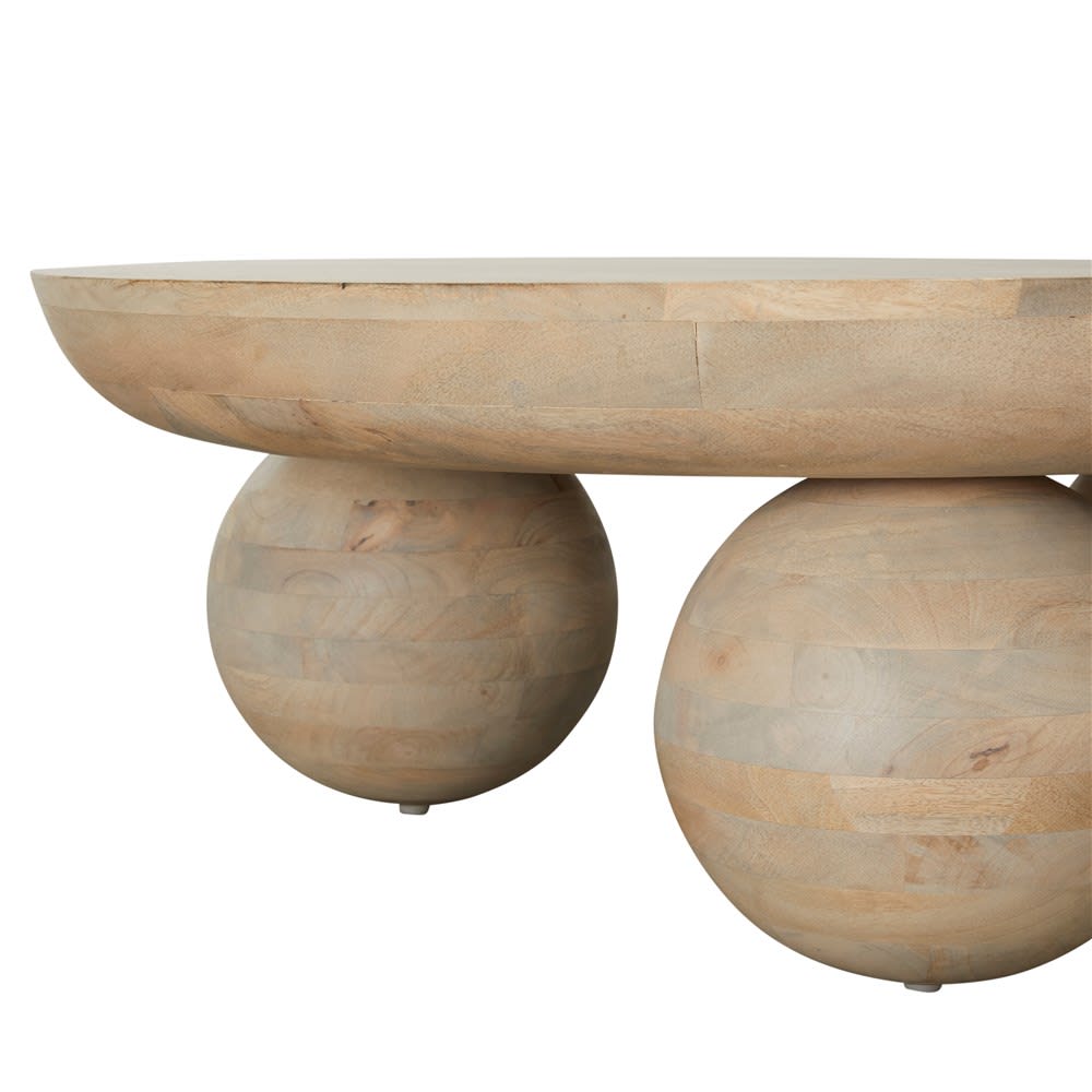 Bon Coffee Table - White Wash color White Wash