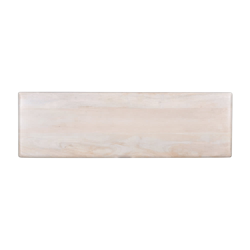Ulta Console Table Mango Wood - White color White Wash