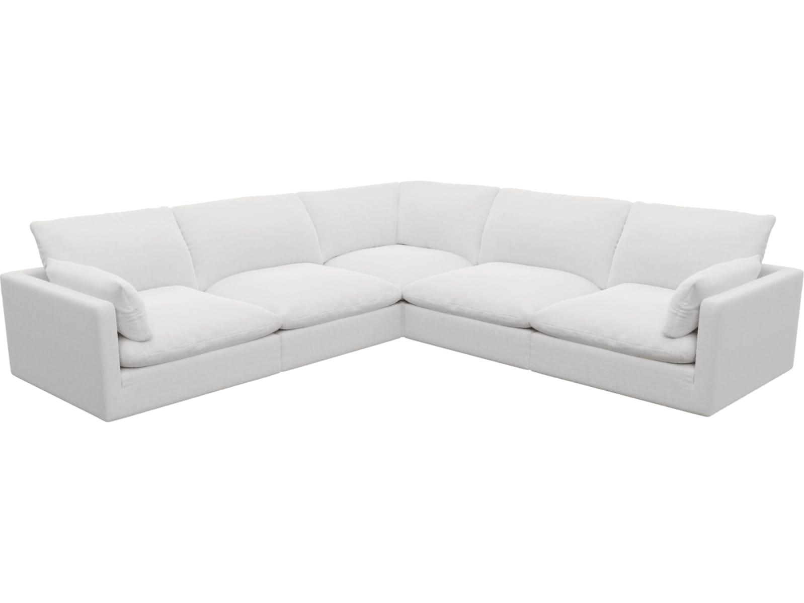 Willow Muse Frost Corner Sofa - 5 Seater color Muse Frost