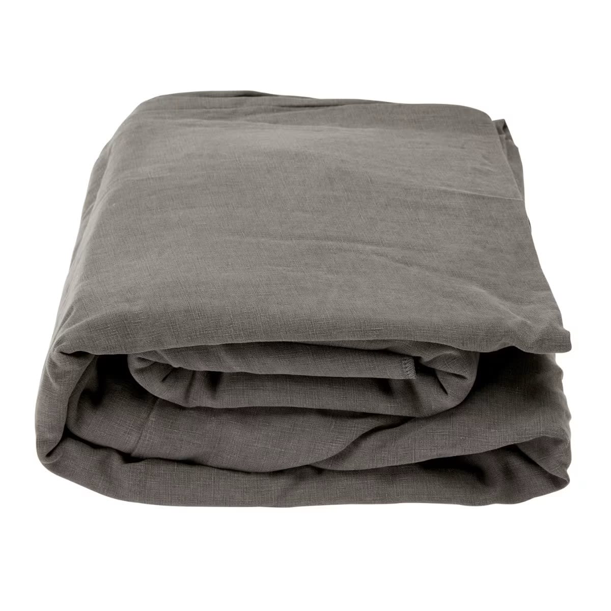 Riley Linen Charcoal Module Terminal Right Arm Facing Slip Cover color Charcoal